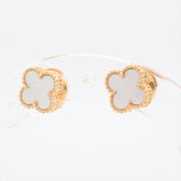 Van Cleef & Arpels Sweet Alhambra Mother of Pearl Piercing Earrings
